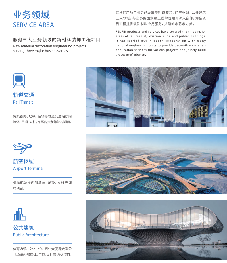 红杉集团业务领域展示